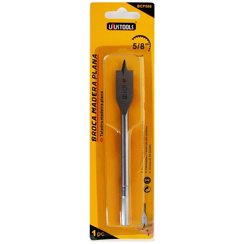 Broca Madera Plana 5/8" (Unidad)