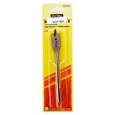 Broca Madera Plana 3/4" (Unidad)