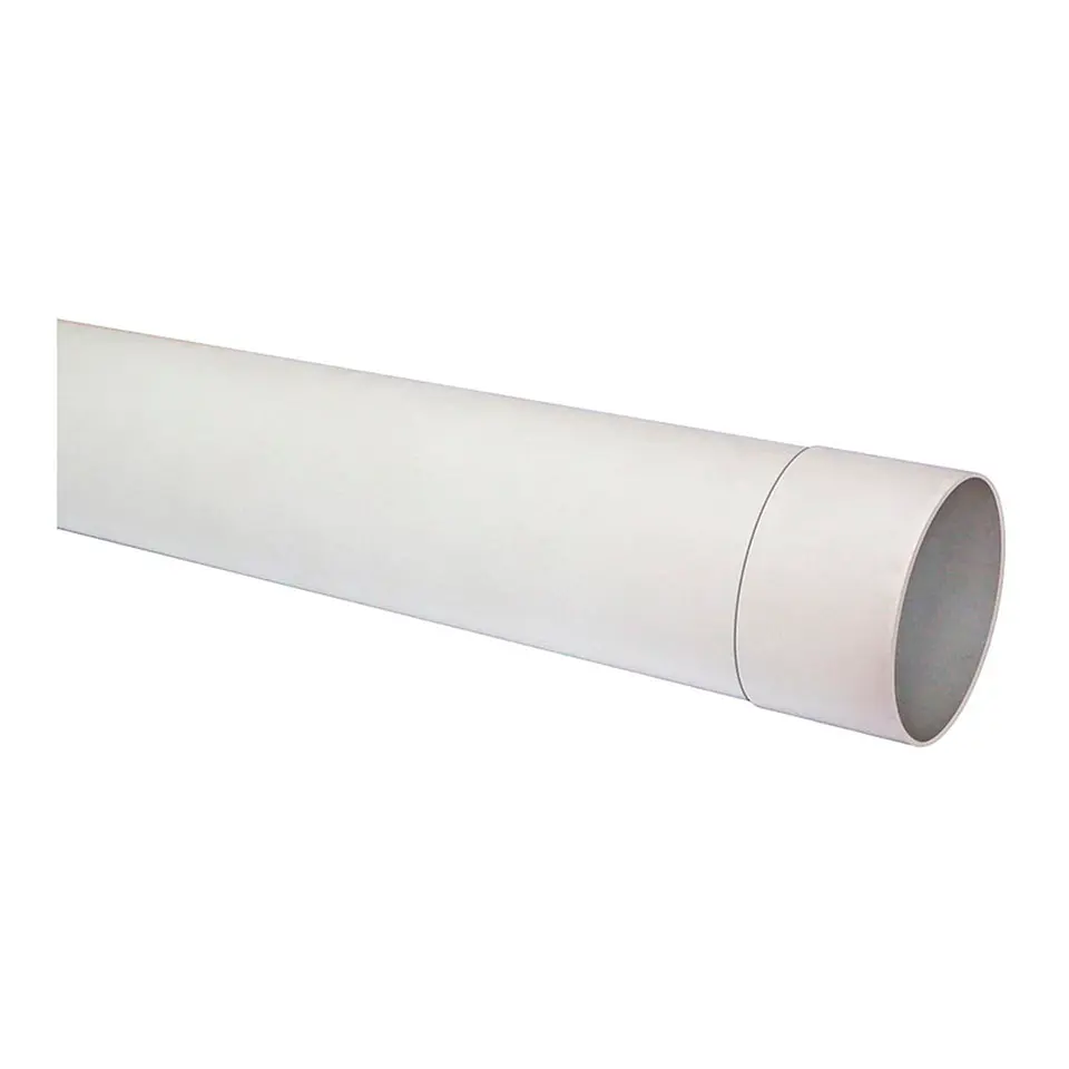 FH33 Tubo Bajada Canaleta Blanco D 75mm x 3mts Hoffens 1
