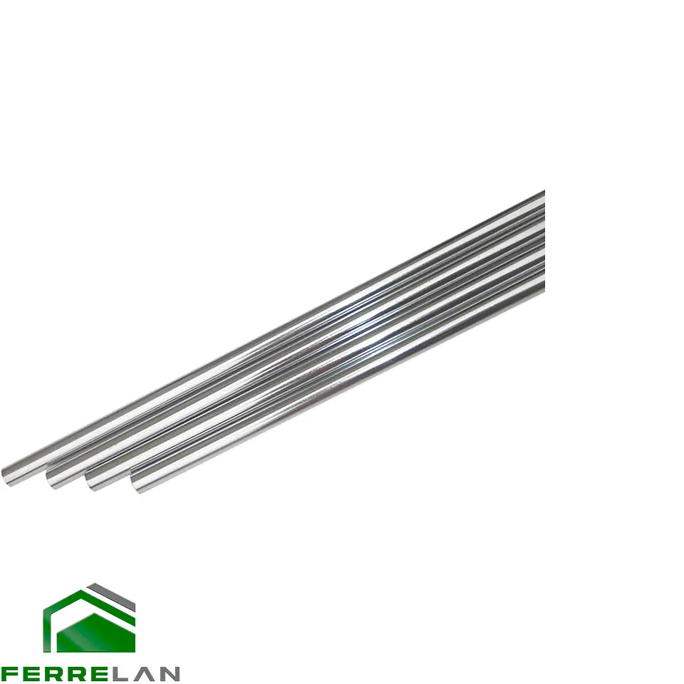 Barra Cortina Española Cromada 12mm 3 mts 1