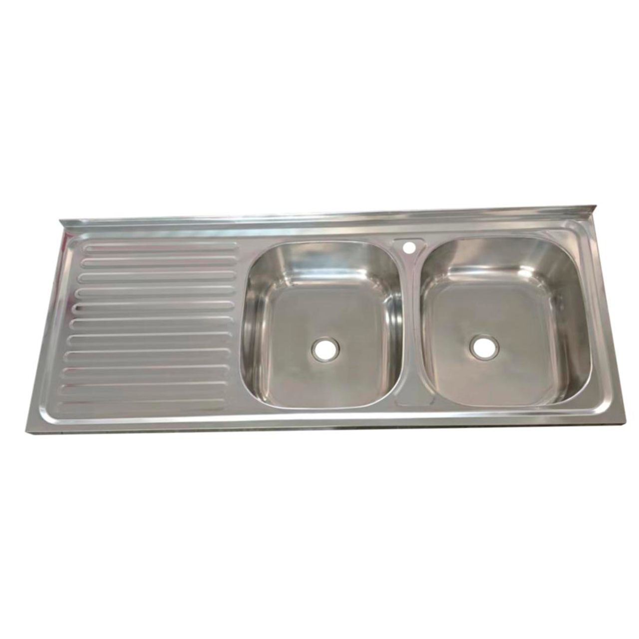 Lavaplato Doble Monomando 1200X500 Lavado Derecho + Desague YK-1250D FSIMP