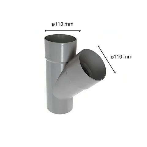 Vee PVC Sanitario Gris 110 x 110 mm 