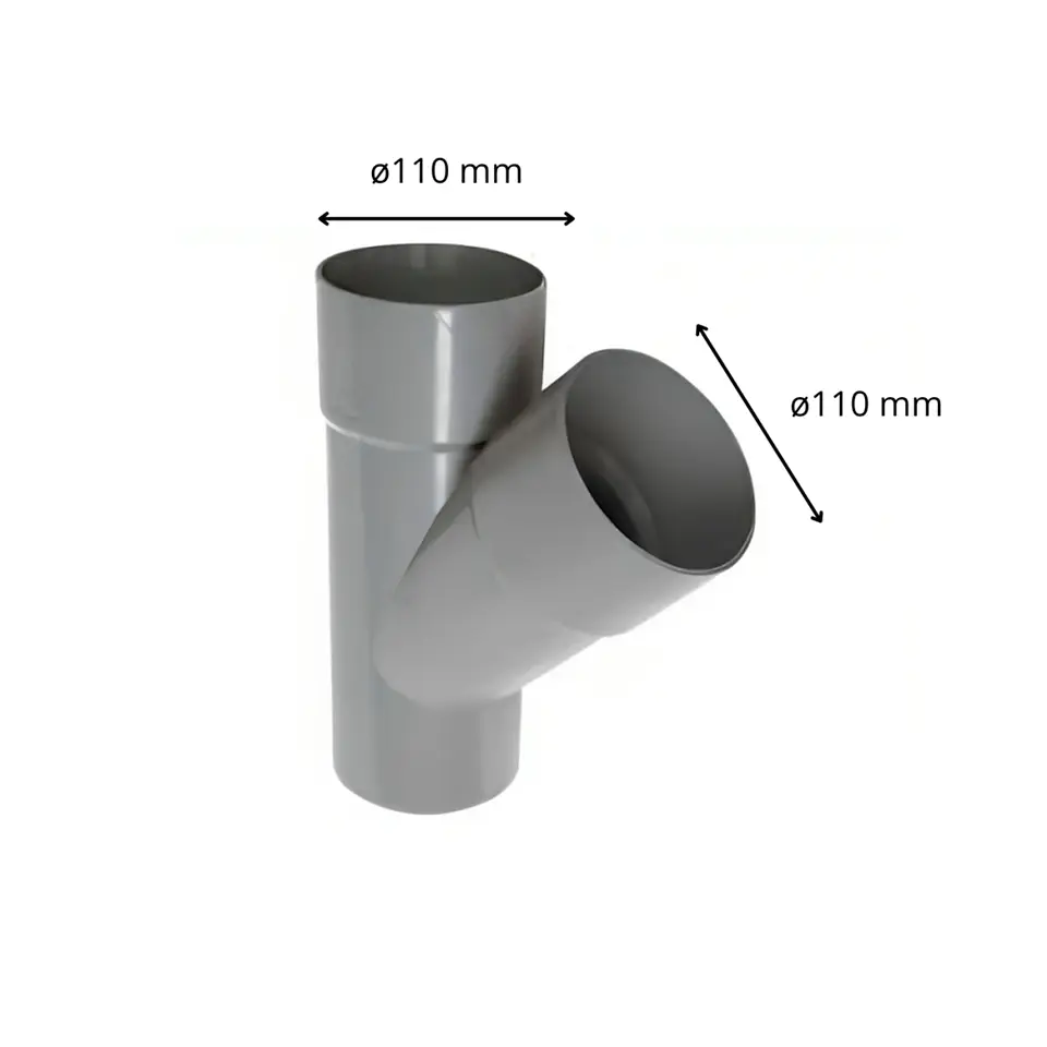 Vee PVC Sanitario Gris 110 x 110 mm  2