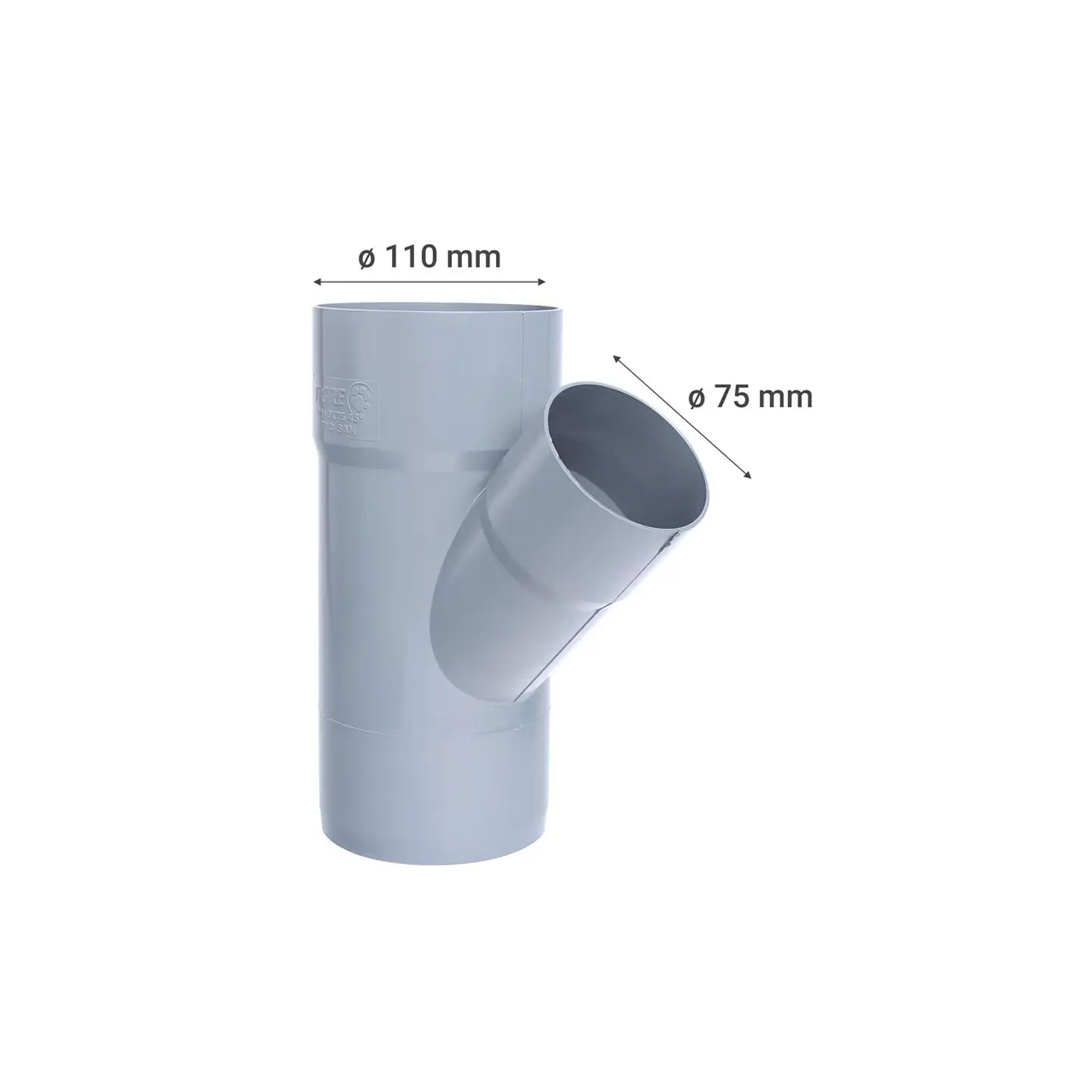 Vee PVC Sanitario Gris 110 x 75 MM 2