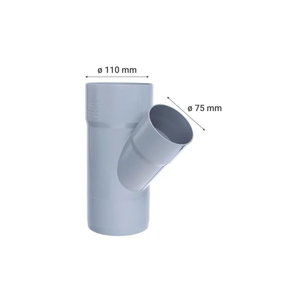 Vee PVC Sanitario Gris 110 x 75 MM 2