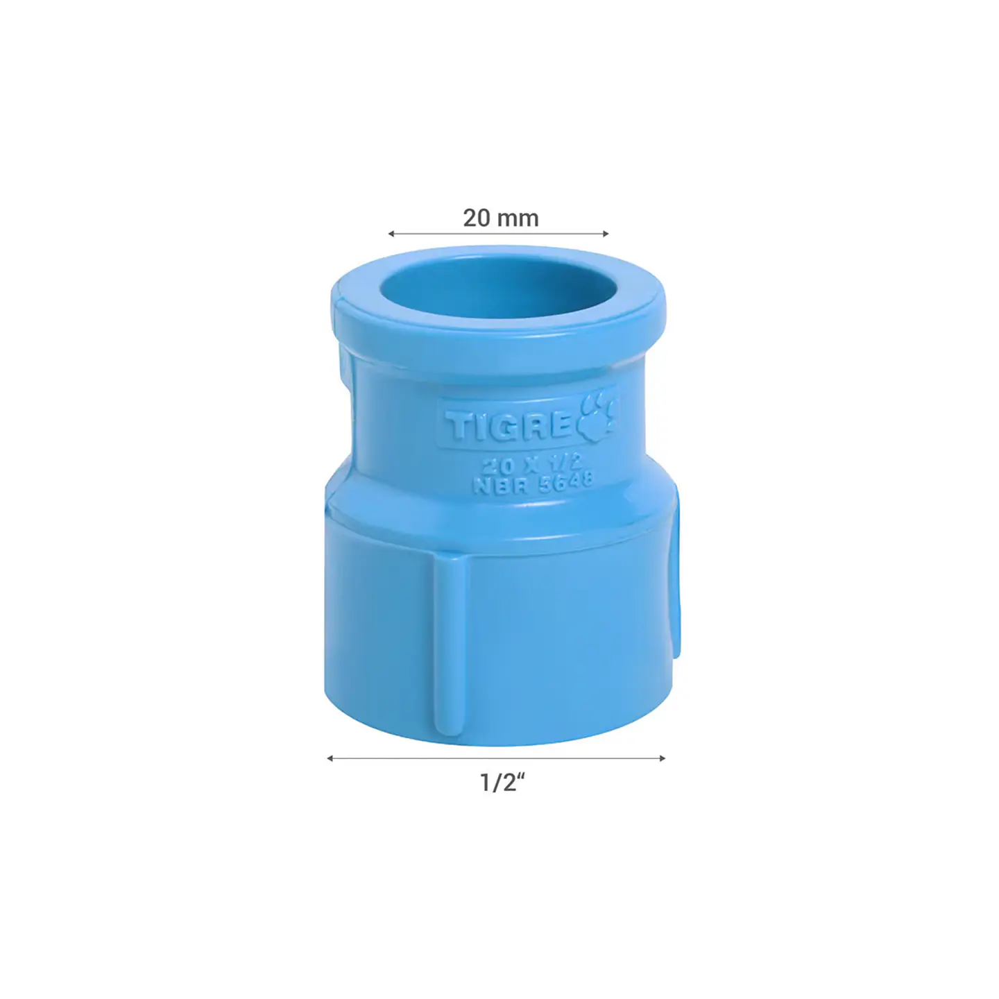 Terminal PVC HI Cementar 20 mm x 1/2