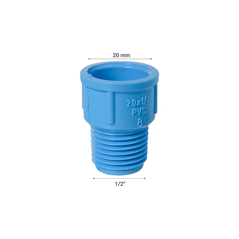 Terminal PVC HE Cementar 20mm x 1/2" (Unidad)