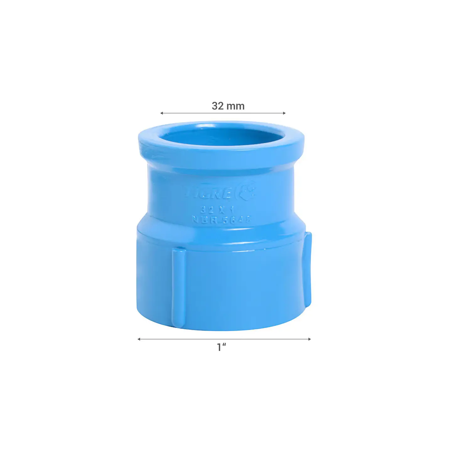 Terminal PVC HI Cementar 32mm x 1