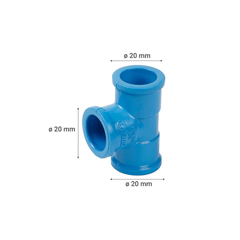 Tee PVC Cementar 20 mm (Unidad)
