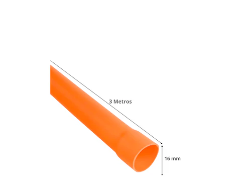 Tubo PVC Conduit 16 mm x 3 m 