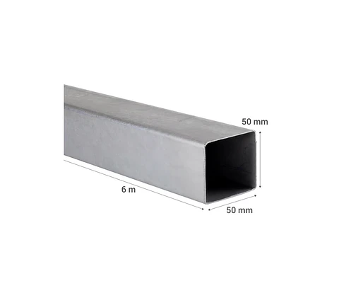 Perfil Cuadrado 50x50x2 mm. 6 mts.
