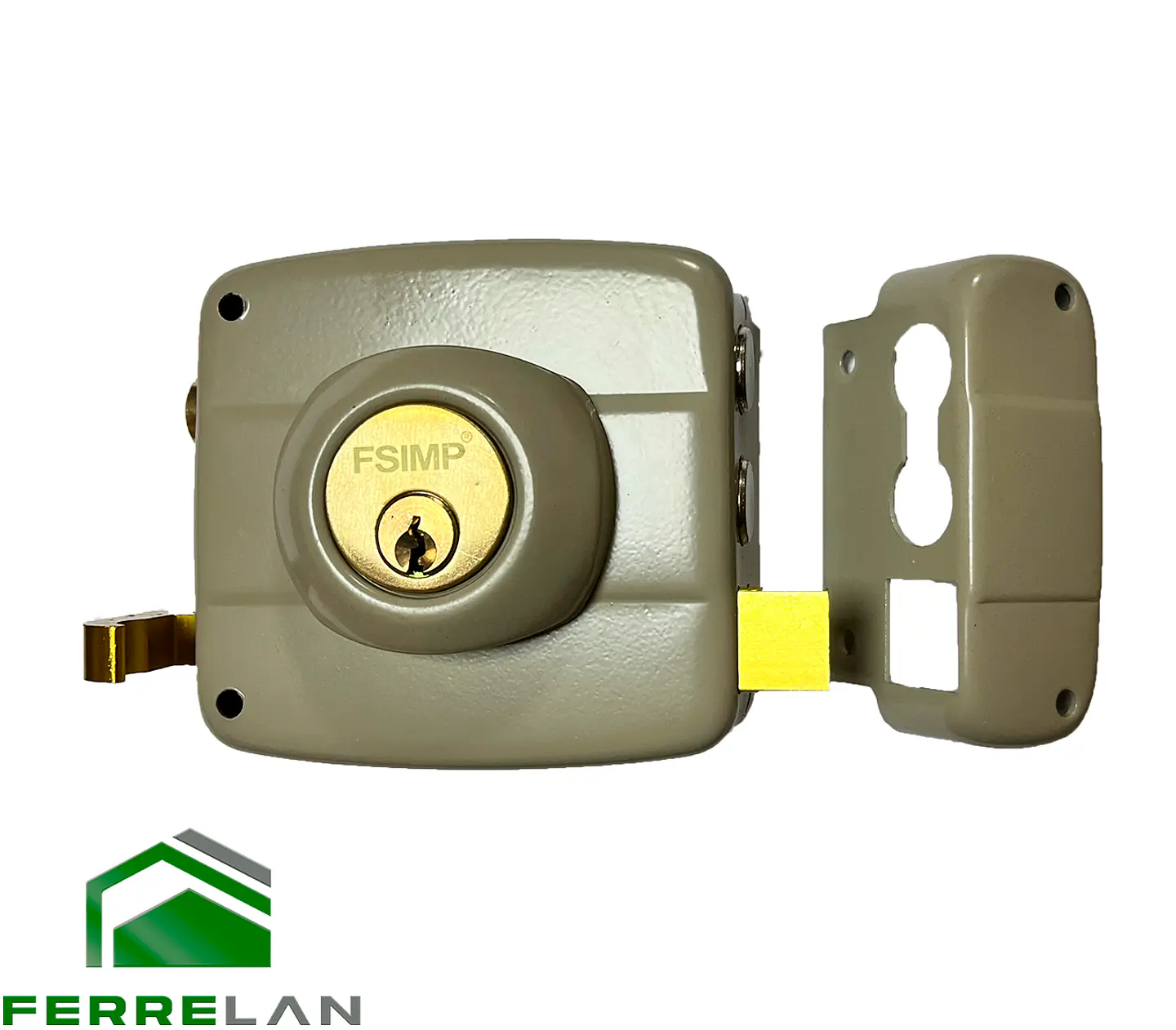 Cerradura Sobreponer Gris P-2022G FSIMP 1
