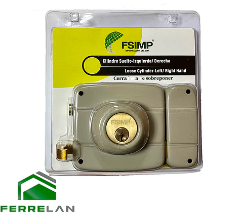 Cerradura Sobreponer Gris P-2022G FSIMP