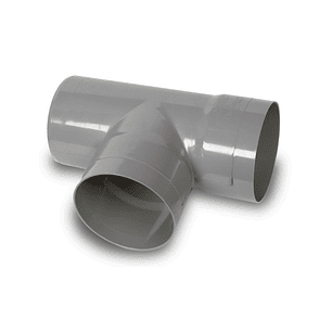 Tee PVC Sanitario Gris 50x50 mm