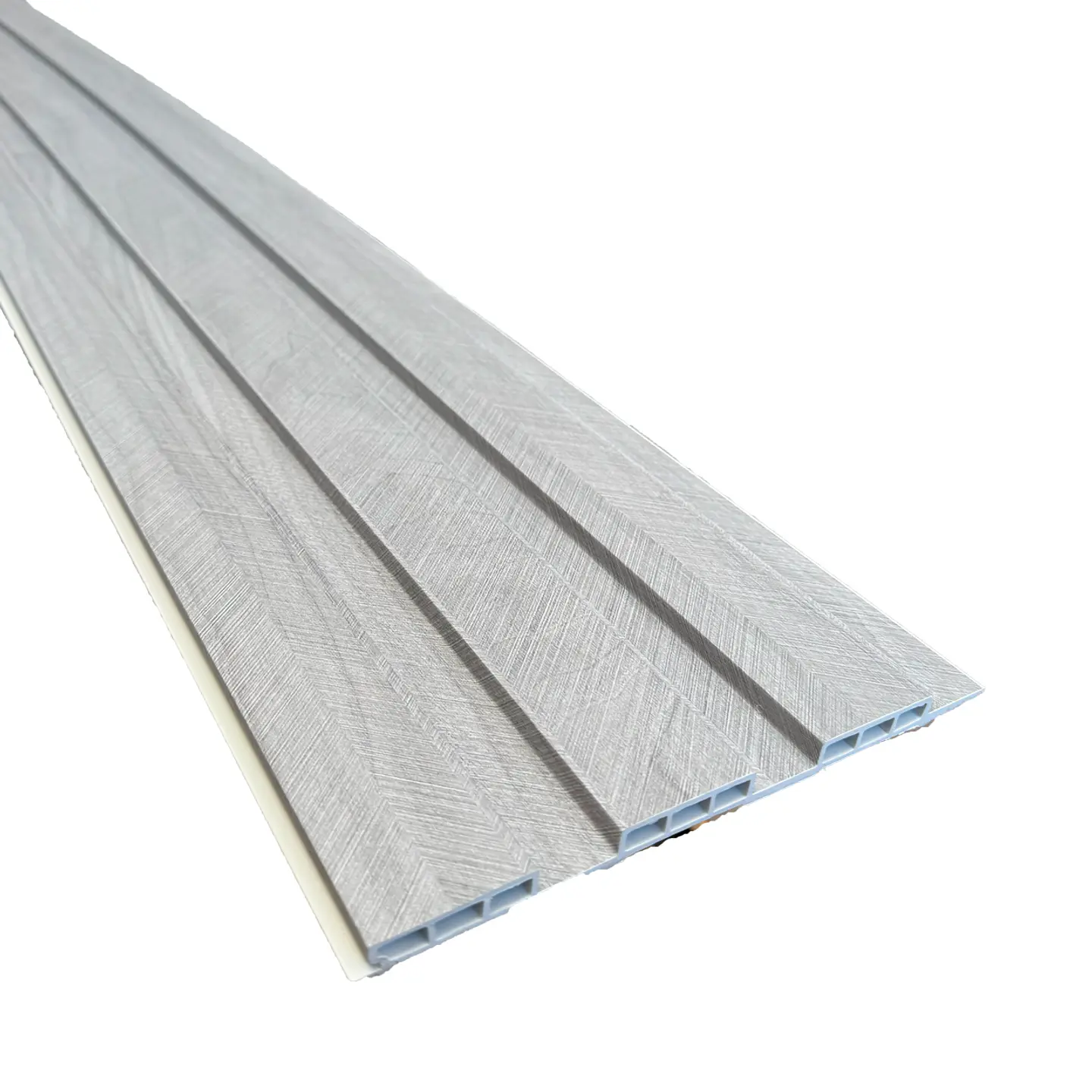 WPC Panel Interior 12X195X2900MM P014 Gris Claro  1