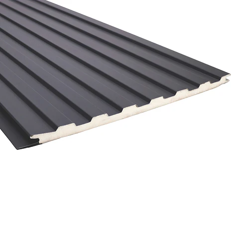 Metal Siding 400X3800MM DN-102 Negro 7L