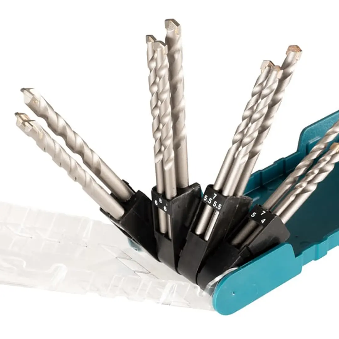Set 12 Brocas Concreto 4-8MM XZPZ MAKITA D-73483	 2