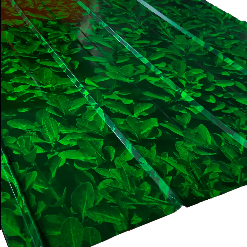 Plancha Zinc 5V Verde Hoja 0.40x895x2500 mm 1