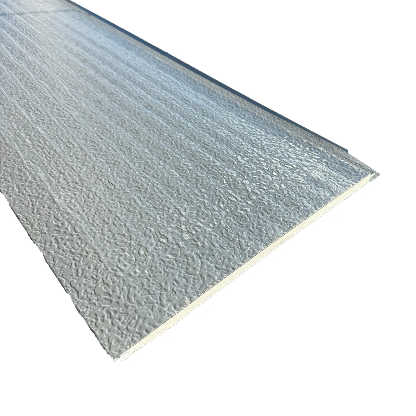 Metal Siding 400X3800MM D-01B Gris Grano Plano 1