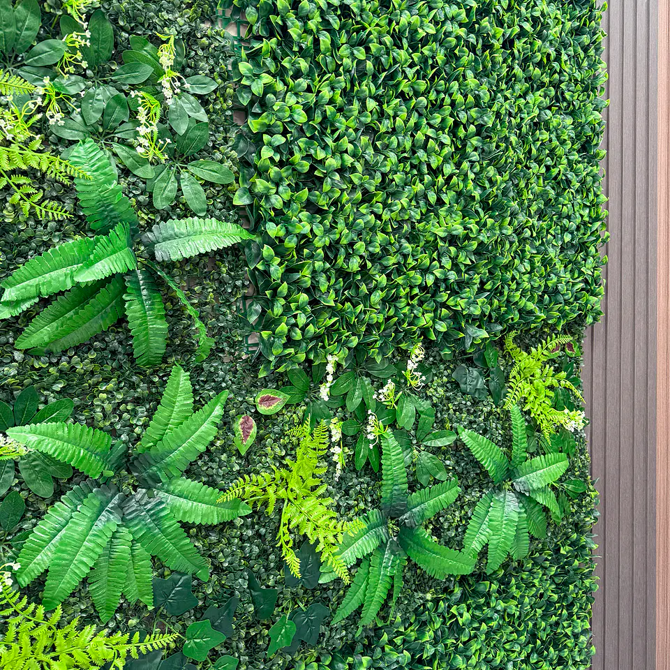 Mural Enredadera Artificial Verde 50X50CM 2
