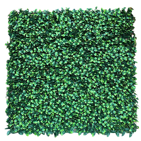 Mural Enredadera Hojas Artificial verde 100x100cm 