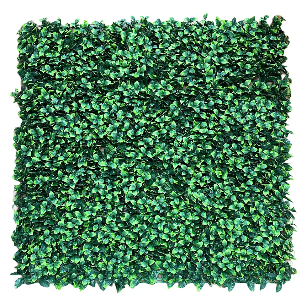 Mural Enredadera Hojas Artificial verde 100x100cm  1