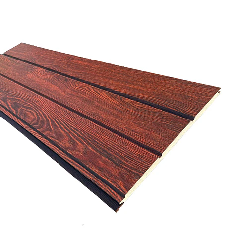 Metal Siding 400X3800MM D-WAL Walnut 2 Zanjas (NG) 