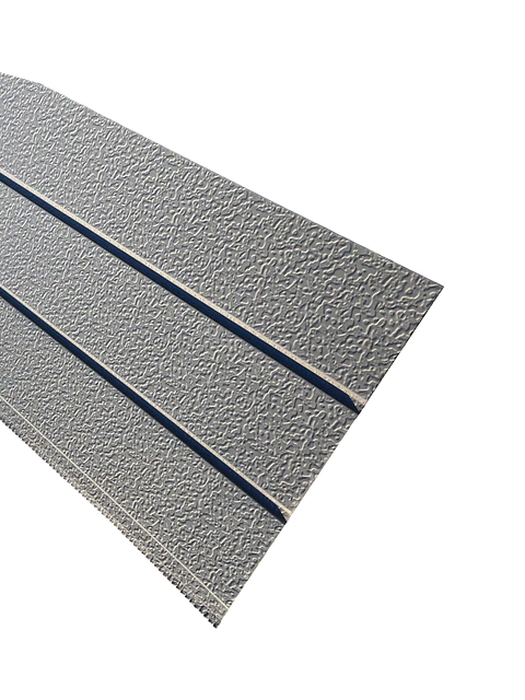 Metal Siding 400X3800MM D-01B Gris Grano 2 Zanjas