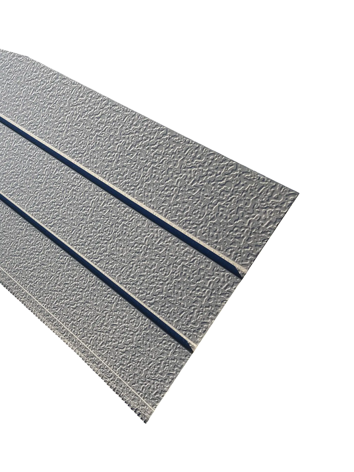 Metal Siding 400X3800MM D-01B Gris Grano 2 Zanjas 1