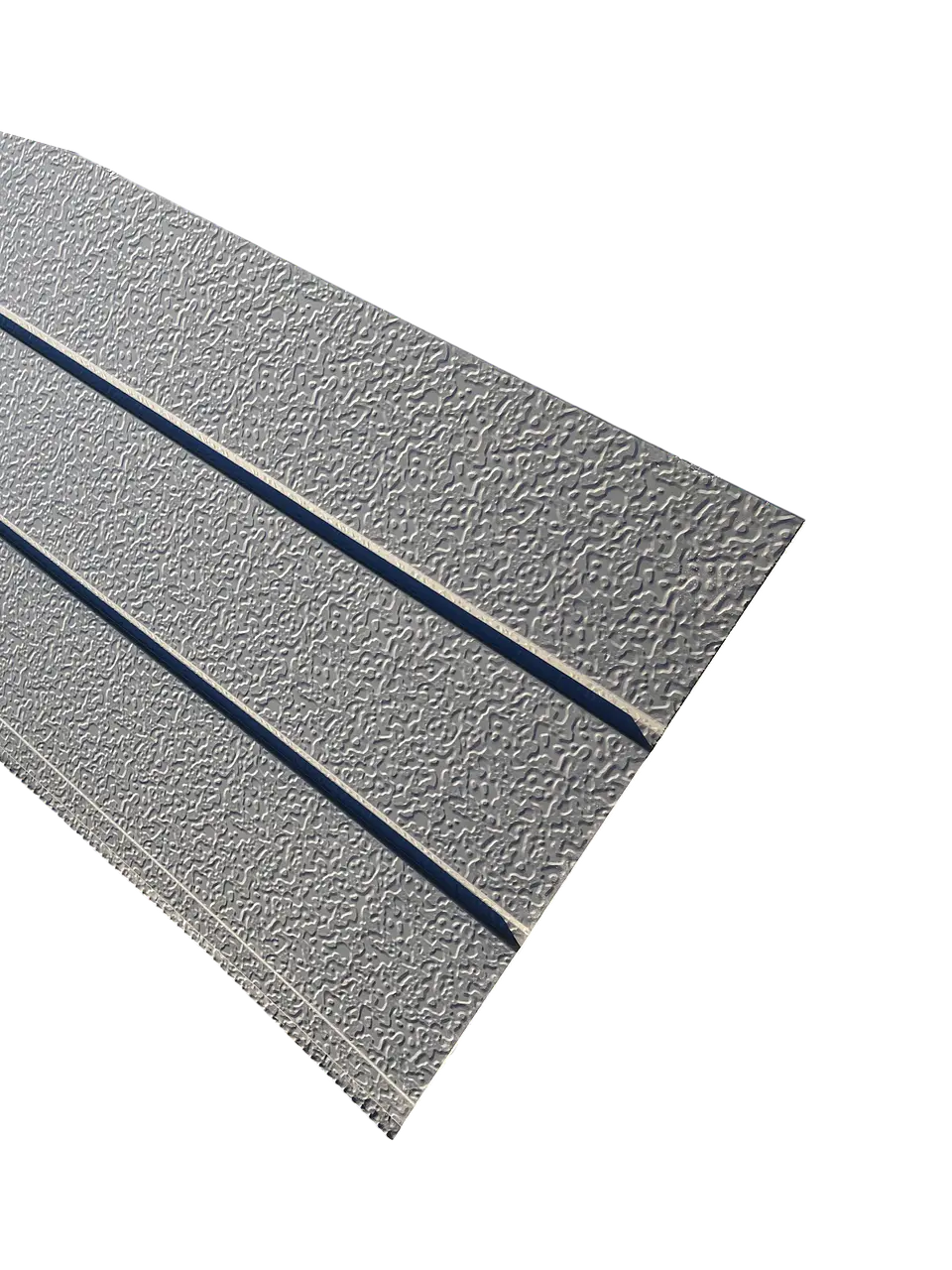 Metal Siding 400X3800MM D-01B Gris Grano 2 Zanjas 1
