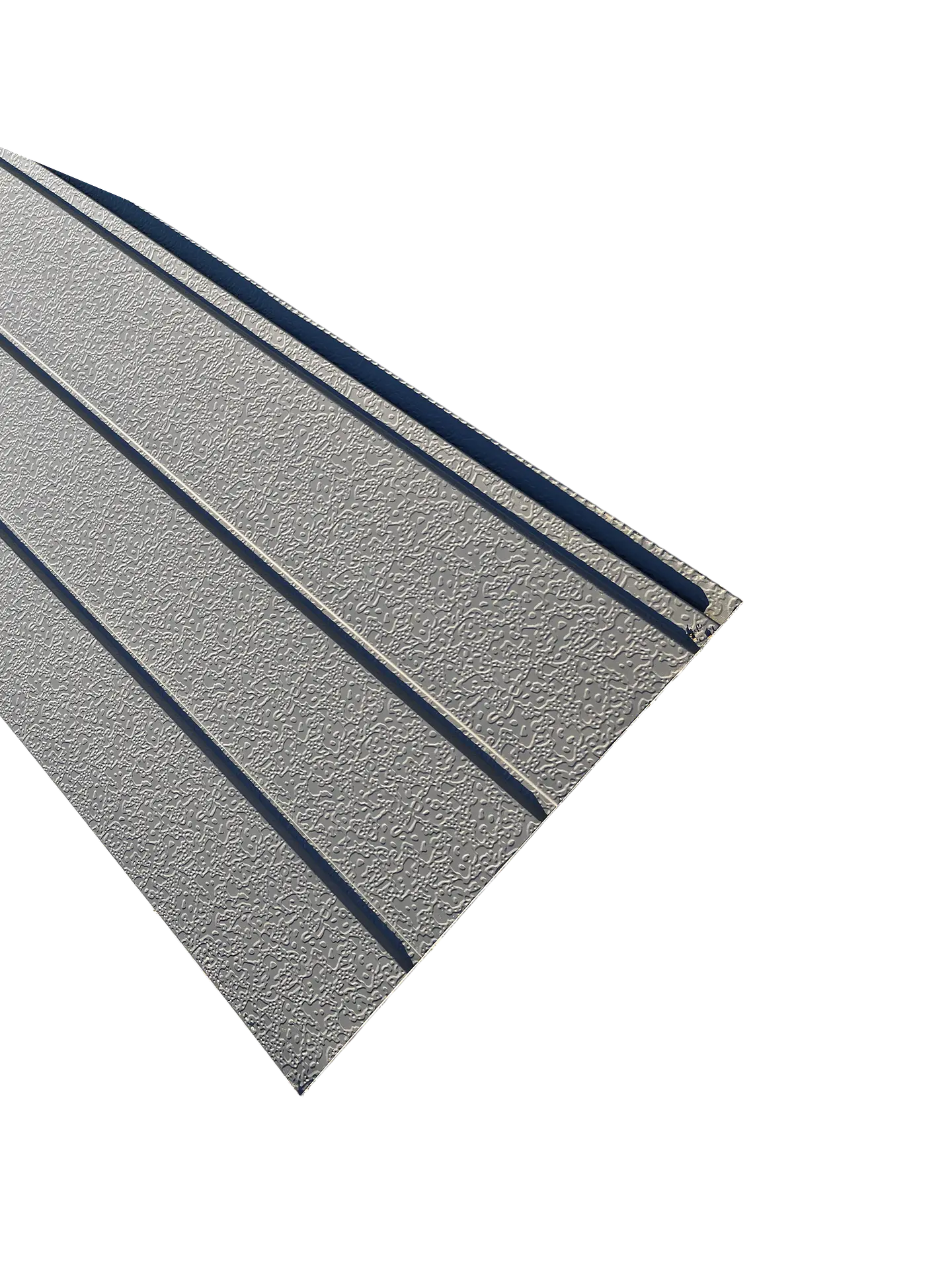 Metal Siding 400X3800MM D-01 Gris Grano 2 Zanjas  1