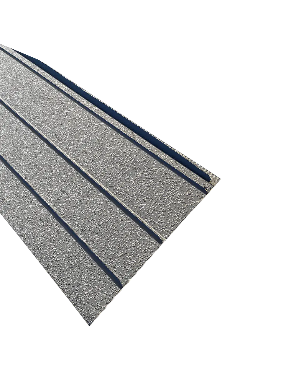 Metal Siding 400X3800MM D-01 Gris Grano 2 Zanjas  1