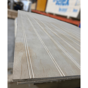 Terciado Ranurado Colonial 6mm S/Machambre Paquete