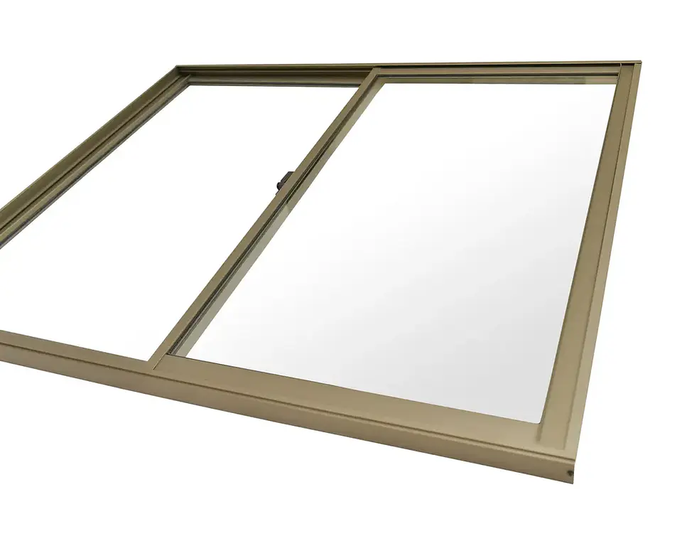 Ventana Aluminio Color Titanio 100X100CM 1