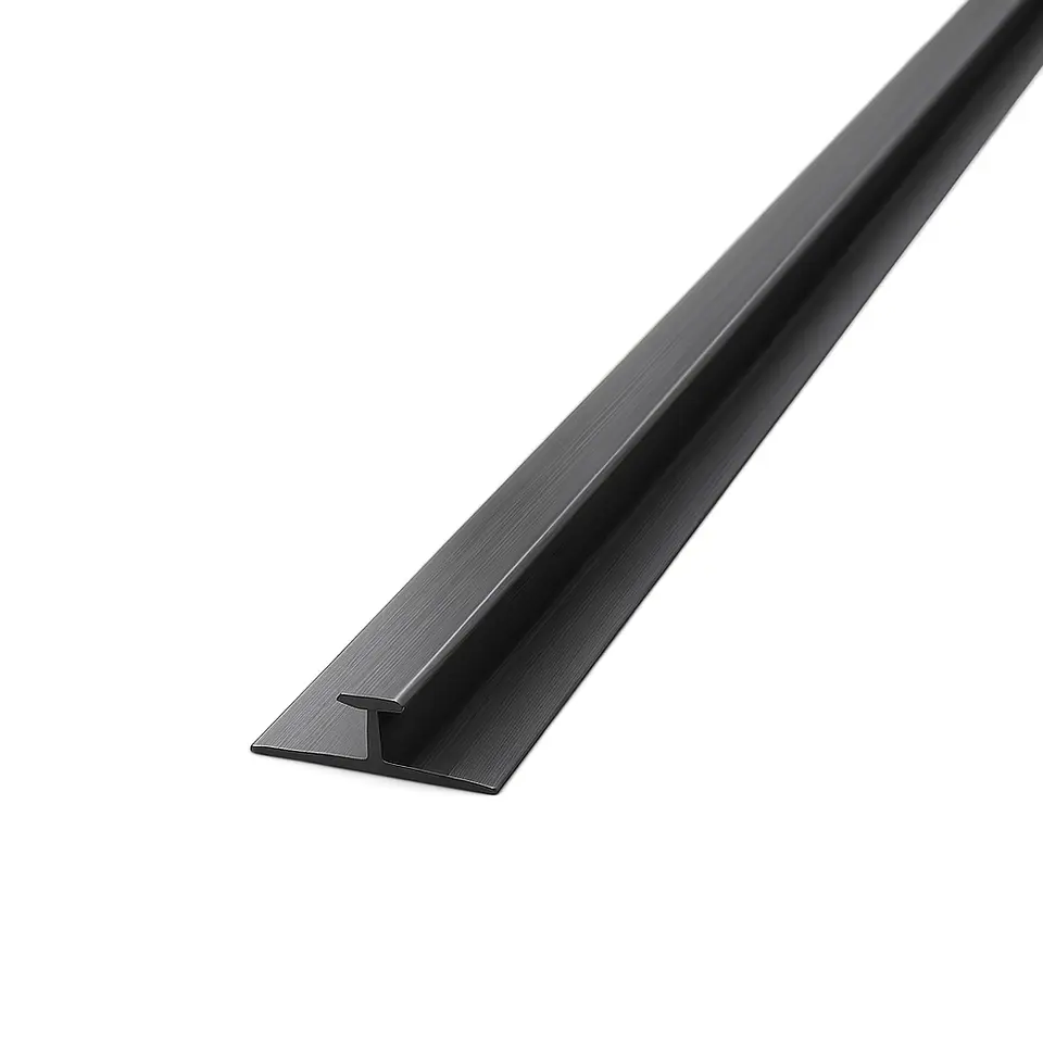 Perfil Union UV NEGRO 2960MM TIPO T 1