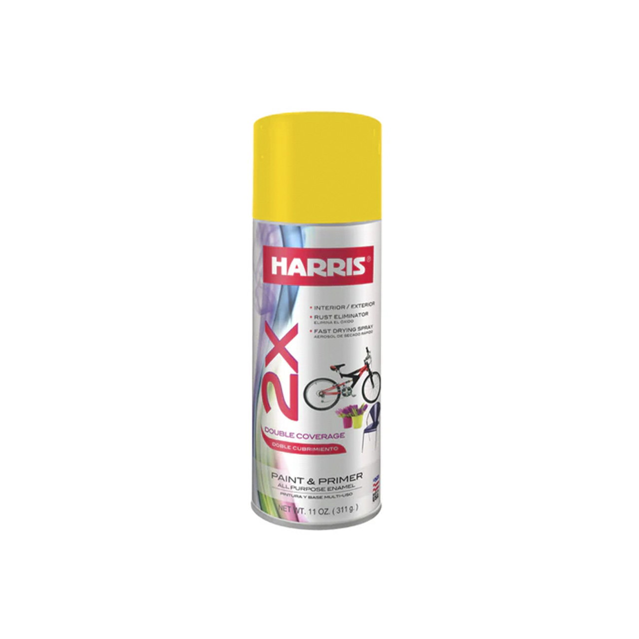 Pintura Spray Acrílica Super Color Amarillo 350 ml Uso General