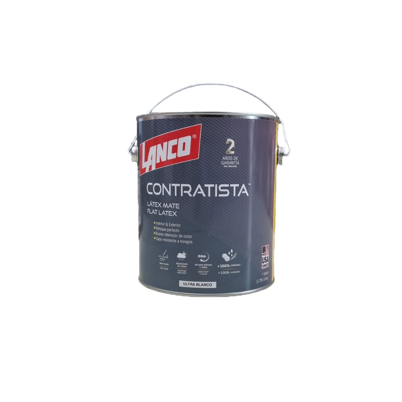 Latex Pro Contratista Blanco Mate GL PC4580-4 LANCO
