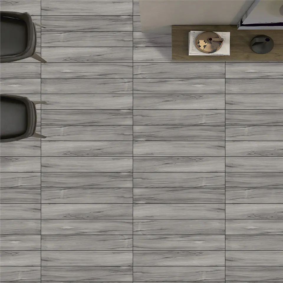 Porcelanato 20X120 Mohagney Wood Grey Matt 1.20m² CAJA (IN) 2