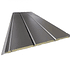 Metal Siding 400X3800MM D-11 Negro Mate 2 ZANJAS (NG)	