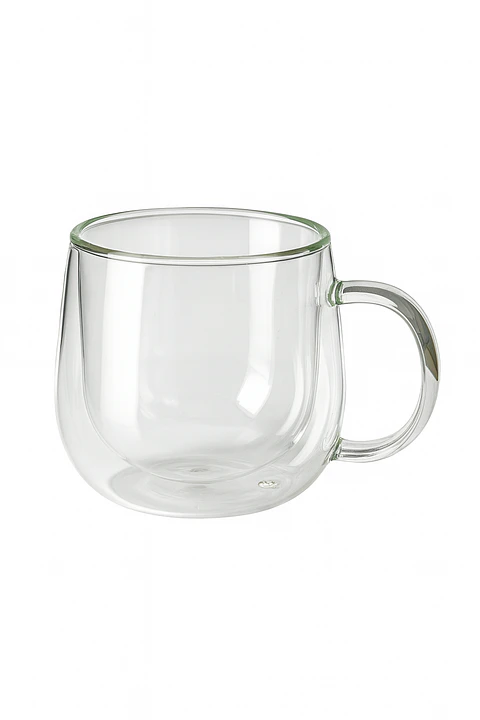 Taza de Vidrio de Doble Pared 300ML