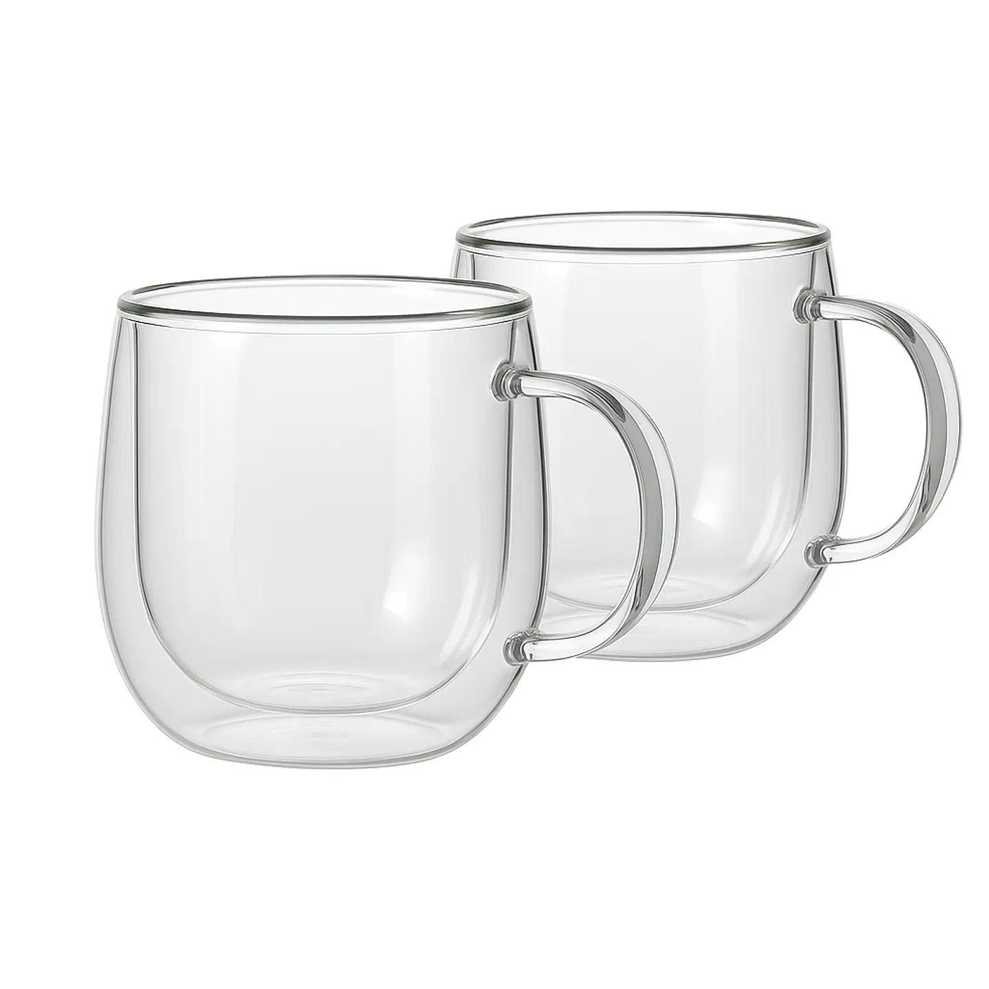 Set 2 Tazas de Vidrio de Doble Pared 300ML	 1