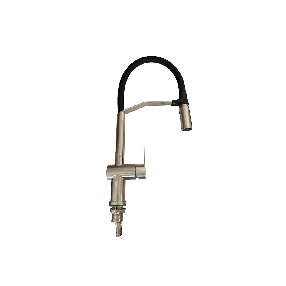 Monomando Lavaplato C/Soporte Cuello Negro FSIMP 1