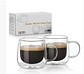 Set 2 Tazas de Vidrio de Doble Pared 300ML	 - Miniatura 3