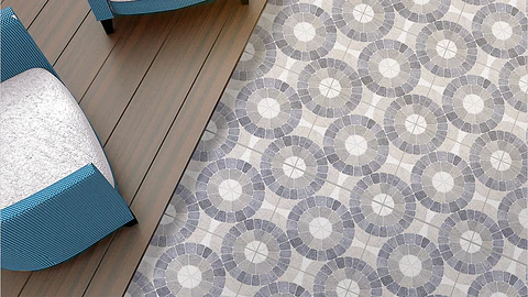 Cerámica Piso 61X61 Mosaico Blue 2.65m² Caja