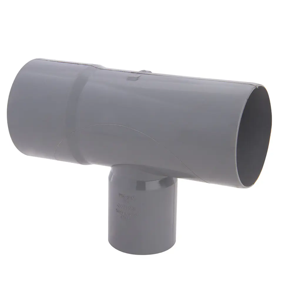 Tee PVC Sanitario Gris 75 X 50 MM 1