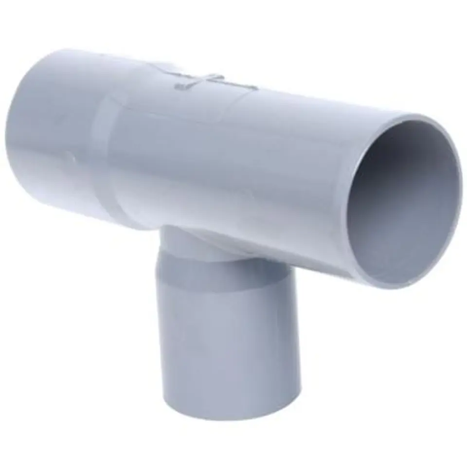 Tee PVC Sanitario Gris 50 x 40 mm 1