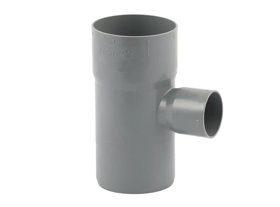 Tee PVC Sanitario Gris 75 x 40 MM 1