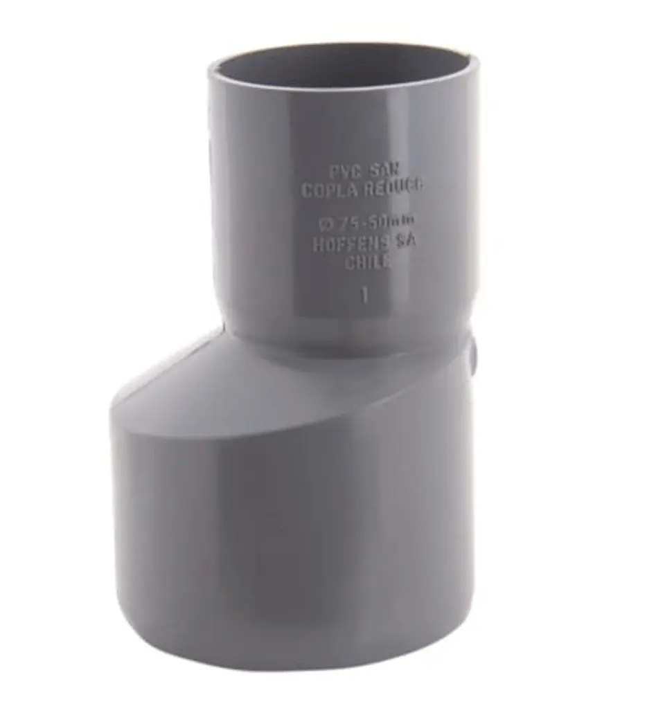 Reducción PVC Sanitaria Gris 75 x 50mm 1