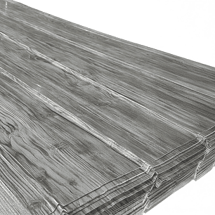 Zinc 5V Prepintado Texturizado Madera Gris 0.40x895x2.50mts