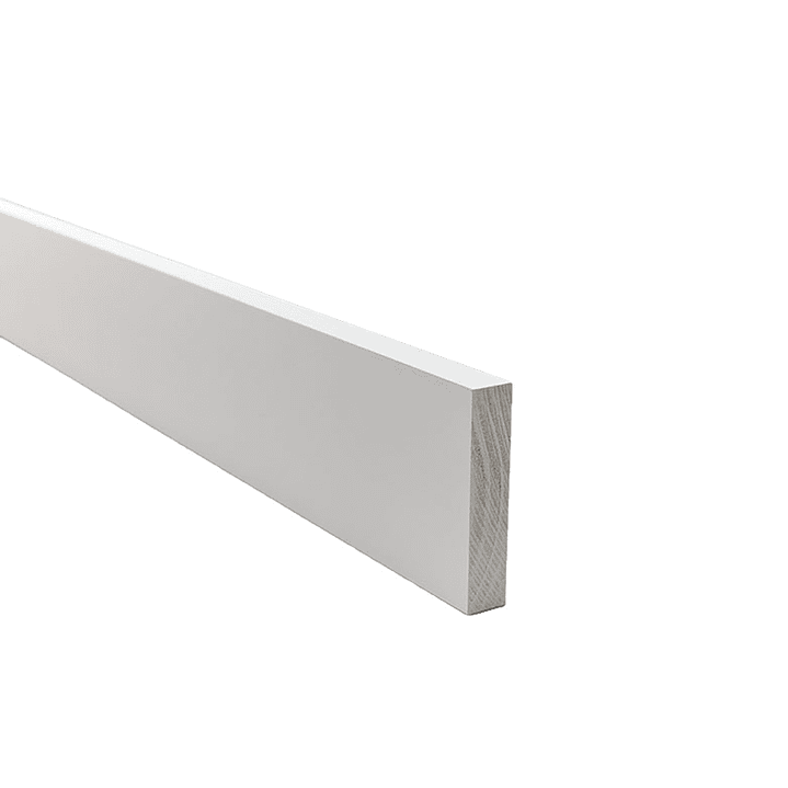 Tabla Prepintada Blanca 1X4X2.40MT 1